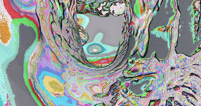 Muster, Textur, Farben, geometrische Formen, 3D Grafik