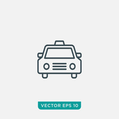 Taxi Icon Design, Vector EPS10