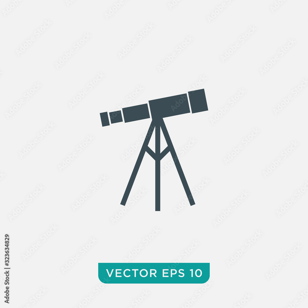 Wall mural Telescope Icon Design, Vector EPS10