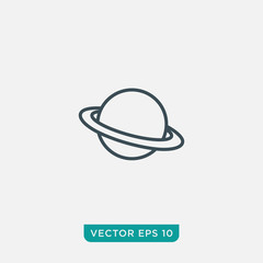 Planet Icon Design, Vector EPS10