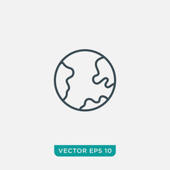 Planet Icon Design, Vector EPS10