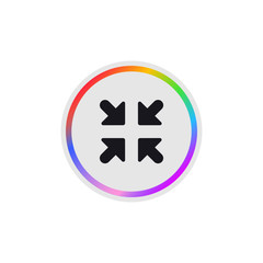 Restore Down -  Modern App Button