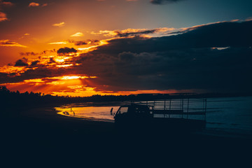 Sunset at Wailoloa Beach Fiji Islands