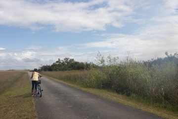 bicycle on country road