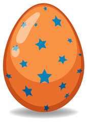 Easter theme with decorated egg in colorful patterns