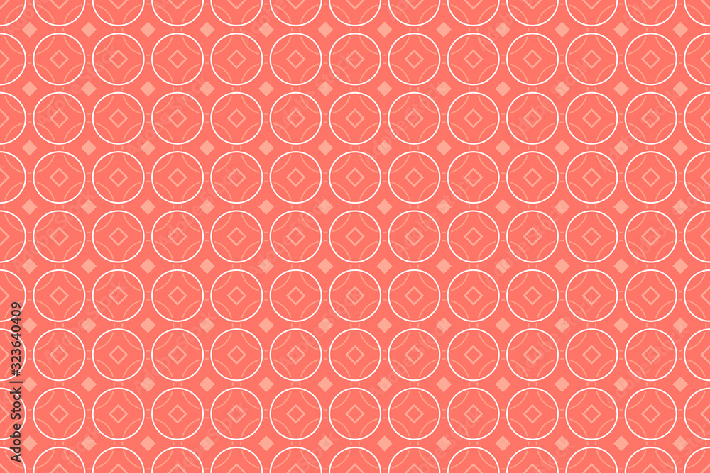 Poster abstract geometric seamless pattern for your design. color dodge and screen effect. circles and dots