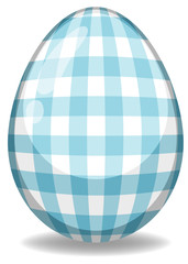 Easter theme with decorated egg in colorful patterns
