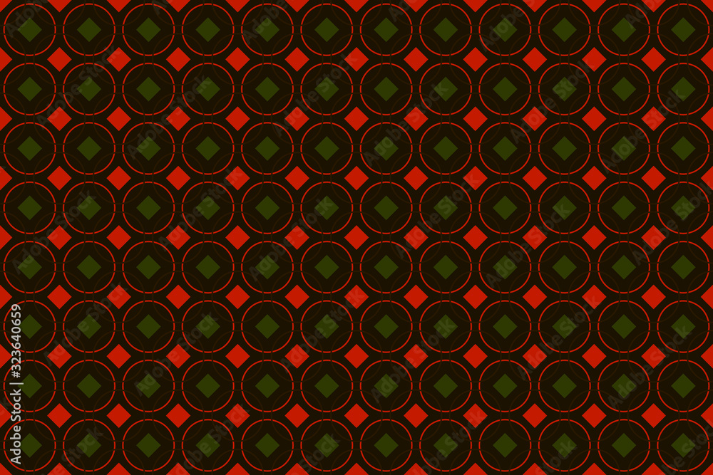 Poster abstract geometric seamless pattern for your design. color dodge and screen effect. circles and dots