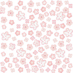 Pink flower pattern