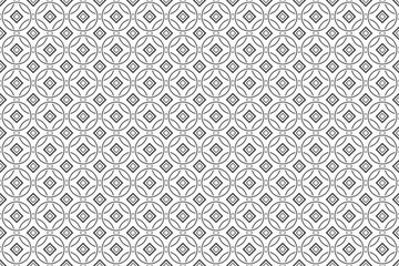 Abstract geometric seamless pattern for your design. Circles and dots background.