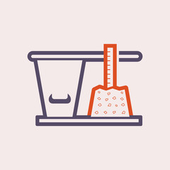 concrete testing icon