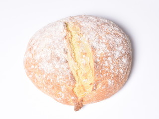 bread isolated on white background