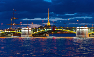 Fototapeta premium Saint Petersburg, Neva, 