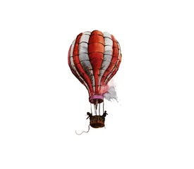 Ilustracja Balon Akwarela © Agata