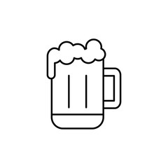 Beer, drink icon. Simple line, outline vector elements of Patrick's day icons for ui and ux, website or mobile application