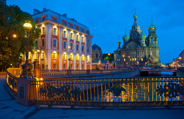 Obraz premium Saint Petersburg, Church of the Resurrection of Christ - 