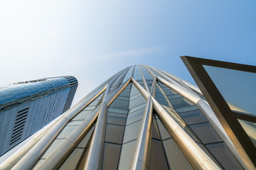 the skyscrapers of the financial center , shanghai, China