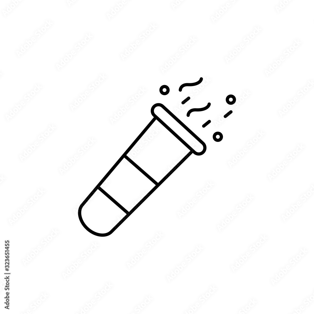 Poster confetti, saint patrick icon. simple line, outline vector elements of patrick's day icons for ui and