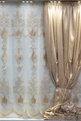 Curtains window decoration interior room