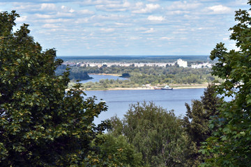 Fototapeta premium Volga river. Russia