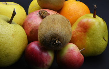 fresh fruits on the table