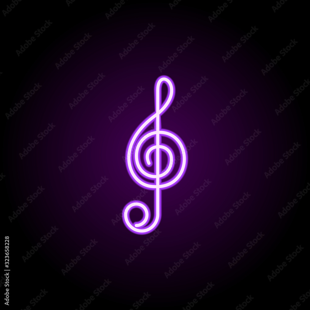 Poster record button neon icon. elements of music set. simple icon for websites, web design, mobile app, in