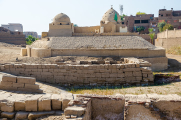 Egypt. Architecture at Karnak Temple in Luxor