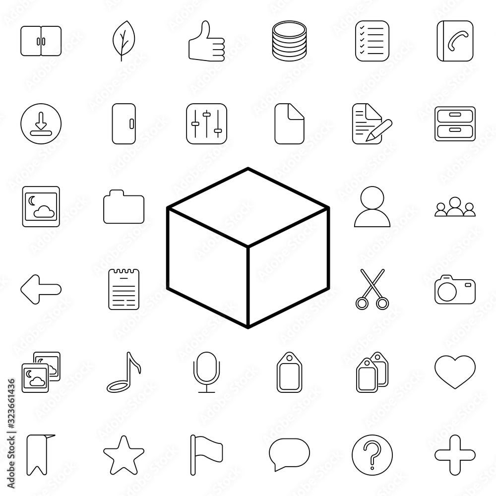 Poster power on icon. universal set of web for website design and development, app development