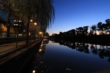 twilight and reflections