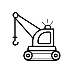 industrial lift icon vector illustration