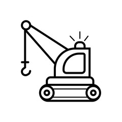 industrial lift icon vector illustration