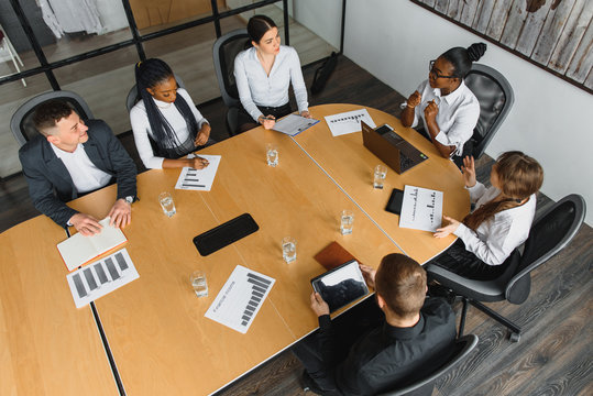 Business People Meeting Discussion Working Office Concept