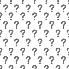 Questions marks seamless pattern background.