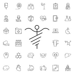 caduceus icon. Universal set of medicine for website design and development, app development