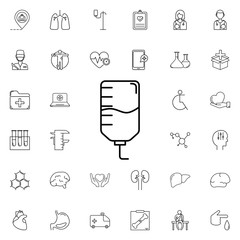 blood bag icon. Universal set of medicine for website design and development, app development