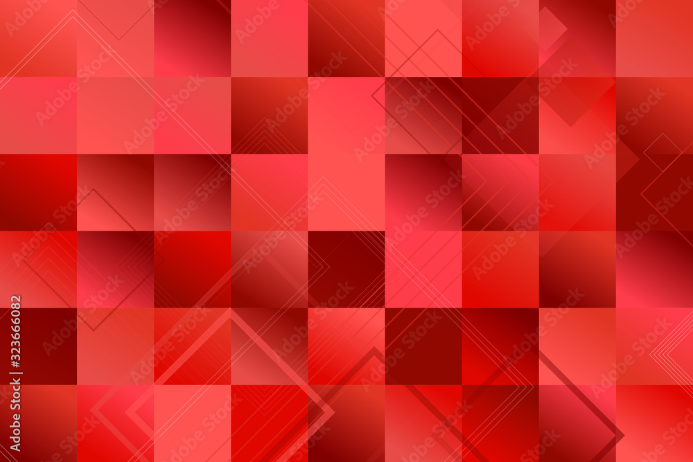 Poster gradient square mosaic webpage background - abstract geometric modern vector graphic design with squ