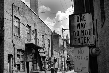 old American back alley © Tony 