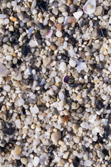 coarse sand on the beach for background