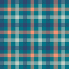 Tartan multicolor seamless vector pattern