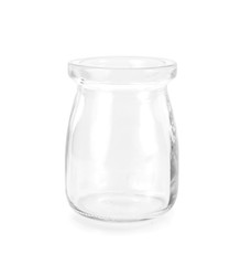 glass bottle on white background