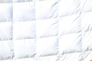 White textile texture with squares