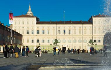 Obraz premium The Palace Reale, Turin, Italy