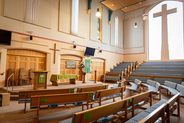 interior of church