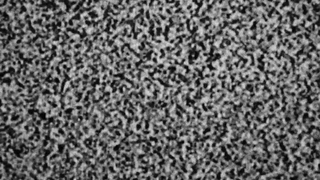 static noise on tv