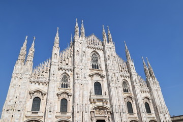 Fototapeta premium Awesome duomo cathedral MIlan Italy Europe