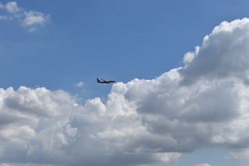 Image of Airplane flying in the sky