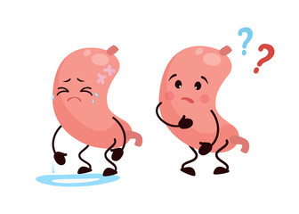 Cartoon character stomach