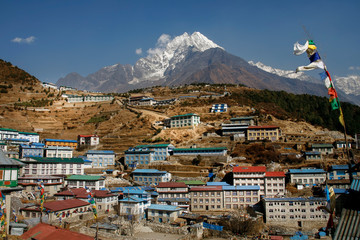 Dingboche village on Everest trek