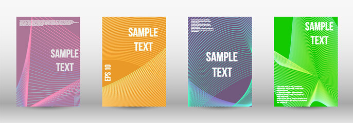 Geometric template with lines 