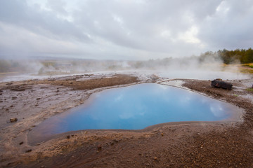 Geysir geothermal area in Iceland